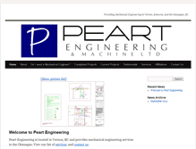 Tablet Screenshot of peartengineering.com